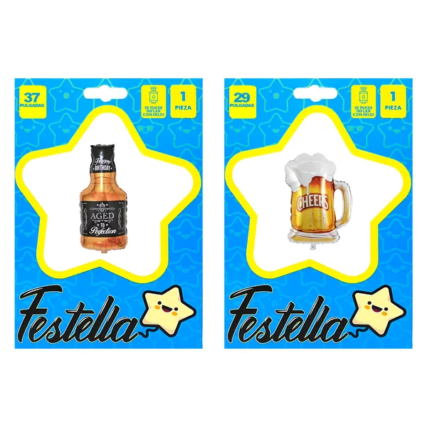 GLOBO LICOR 34"Y 28"(PQTX25)