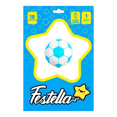 GLOBO BALON AZUL CLARO 18" (PQTX25)