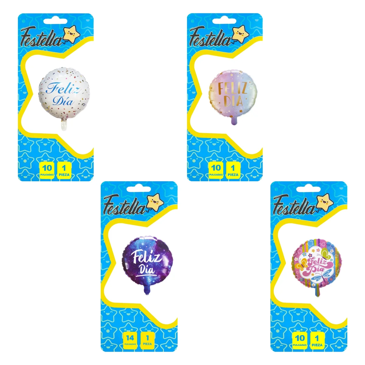 GLOBO FELIZ DIA 10" (PQTX25)