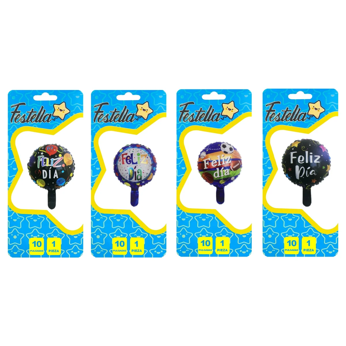 GLOBO FELIZ DIA 10" (PQTX25)