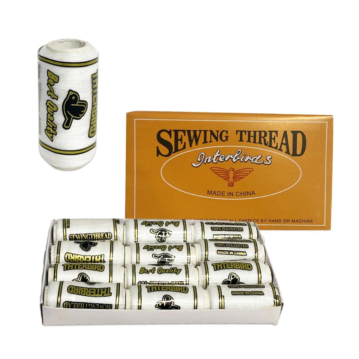 CAJA HILO BLANCO PARA COSER X12