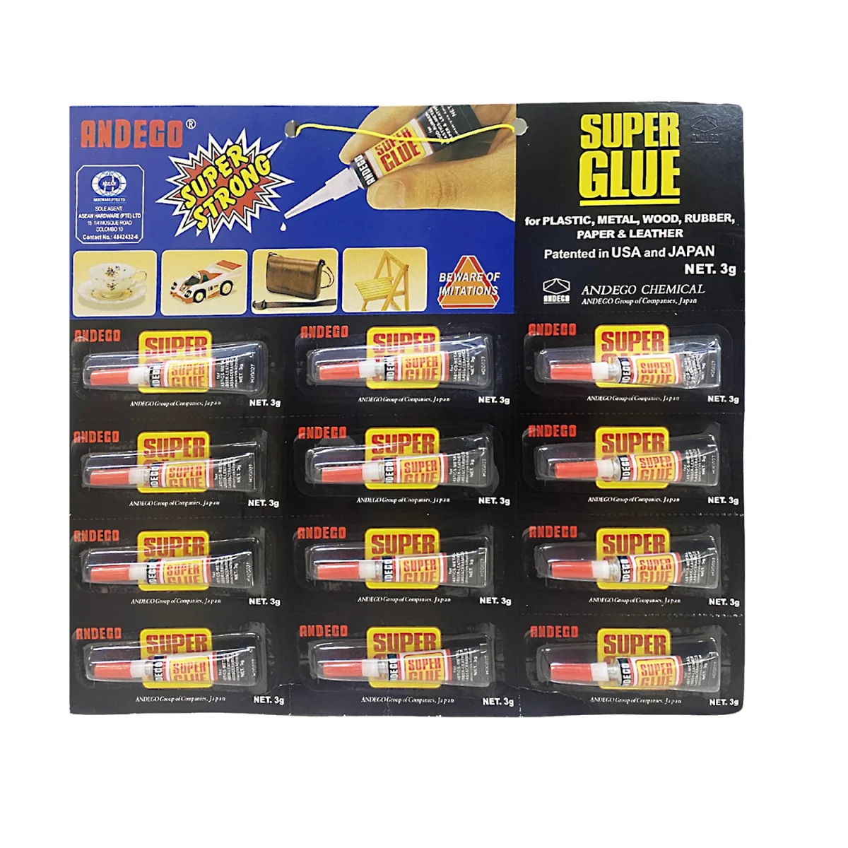 SUPER PEGAMENTO 3G X12