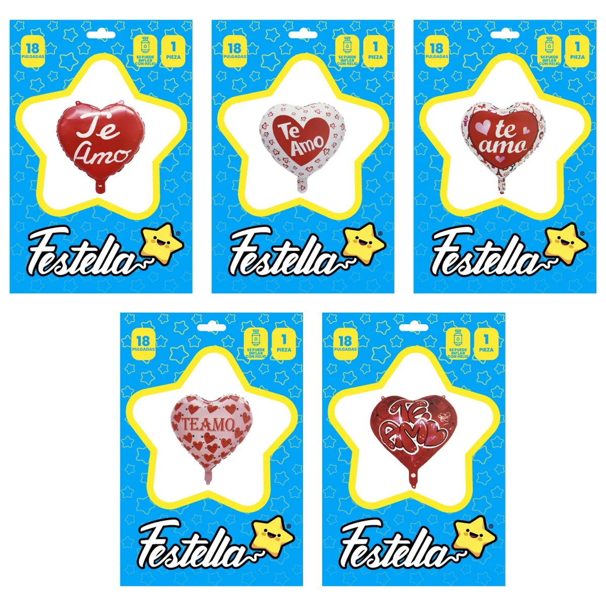 GLOBO CORAZON TE AMO 18" (PQTX25),