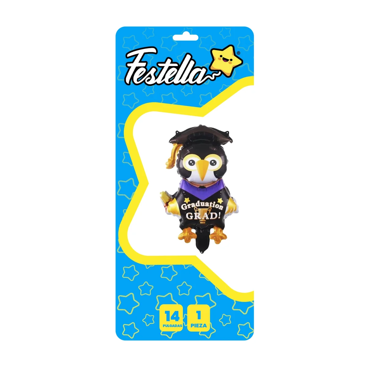 GLOBO BUHO DE GRADO 14"(PQTX25)