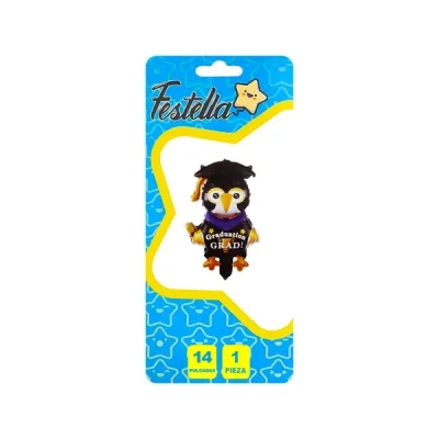 GLOBO BUHO DE GRADO 14"(PQTX25)