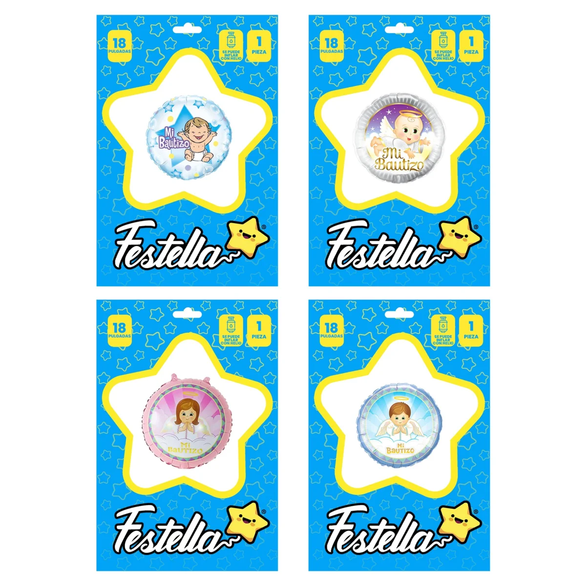 GLOBO MI BAUTIZO 18"(PQTX25)