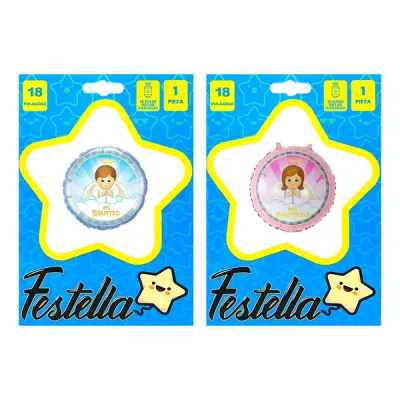 GLOBO MI BAUTIZO 18"(PQTX25)