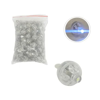 ESFERA MINI CON LUZ LED BLANCA 1.4CM (PQTX100)