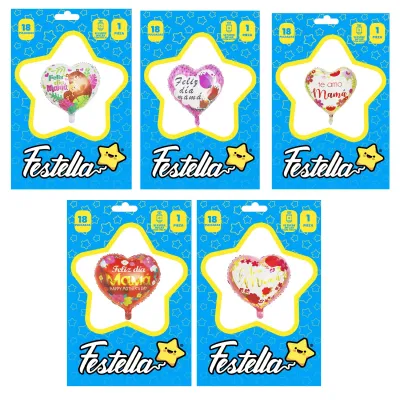 GLOBO FELIZ DIA MAMA 18" (PQTX12)