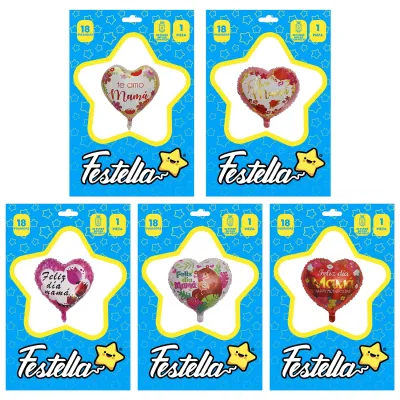 GLOBO FELIZ DIA MAMA 18" (PQTX12)