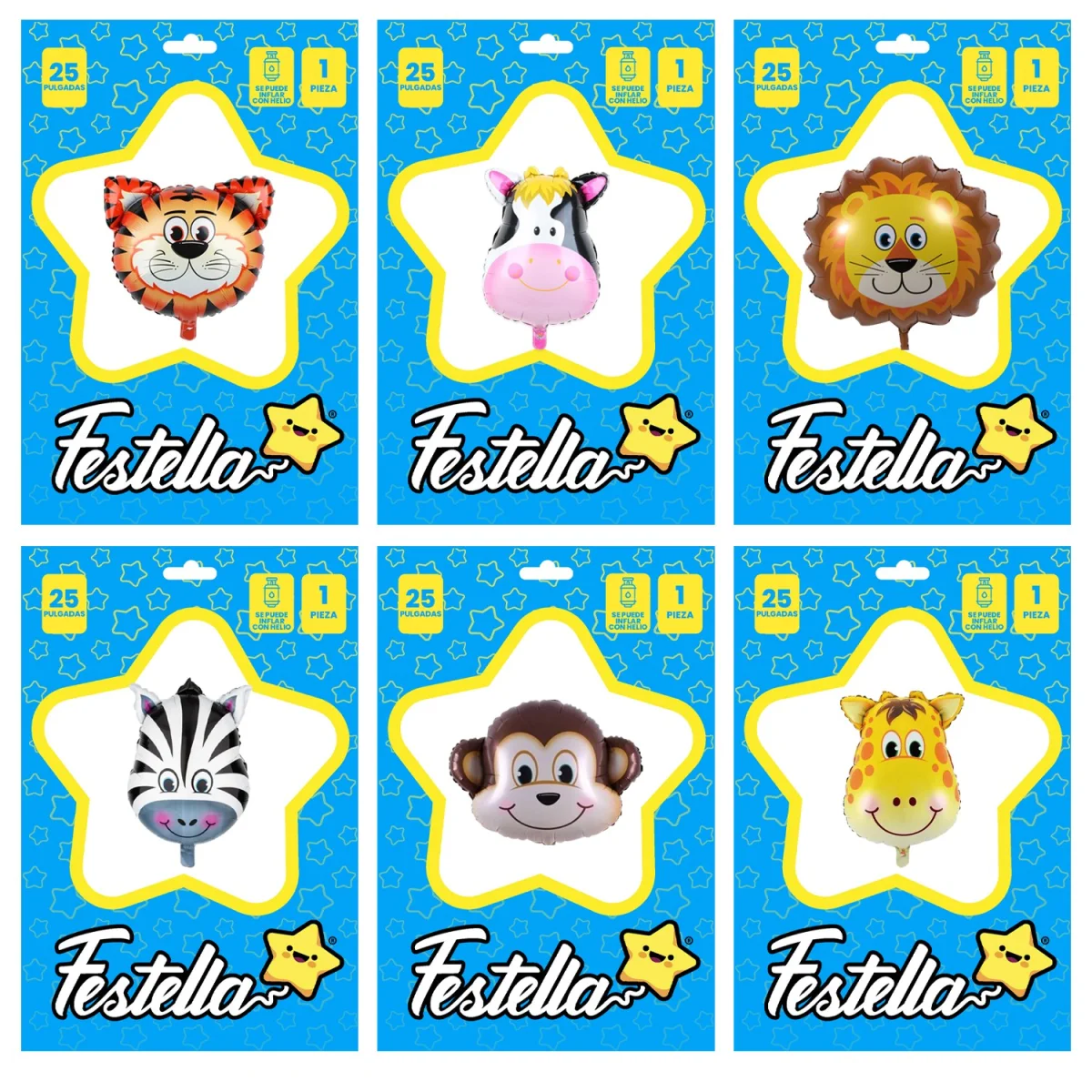 GLOBO ANIMALES 25"(PQTX25)