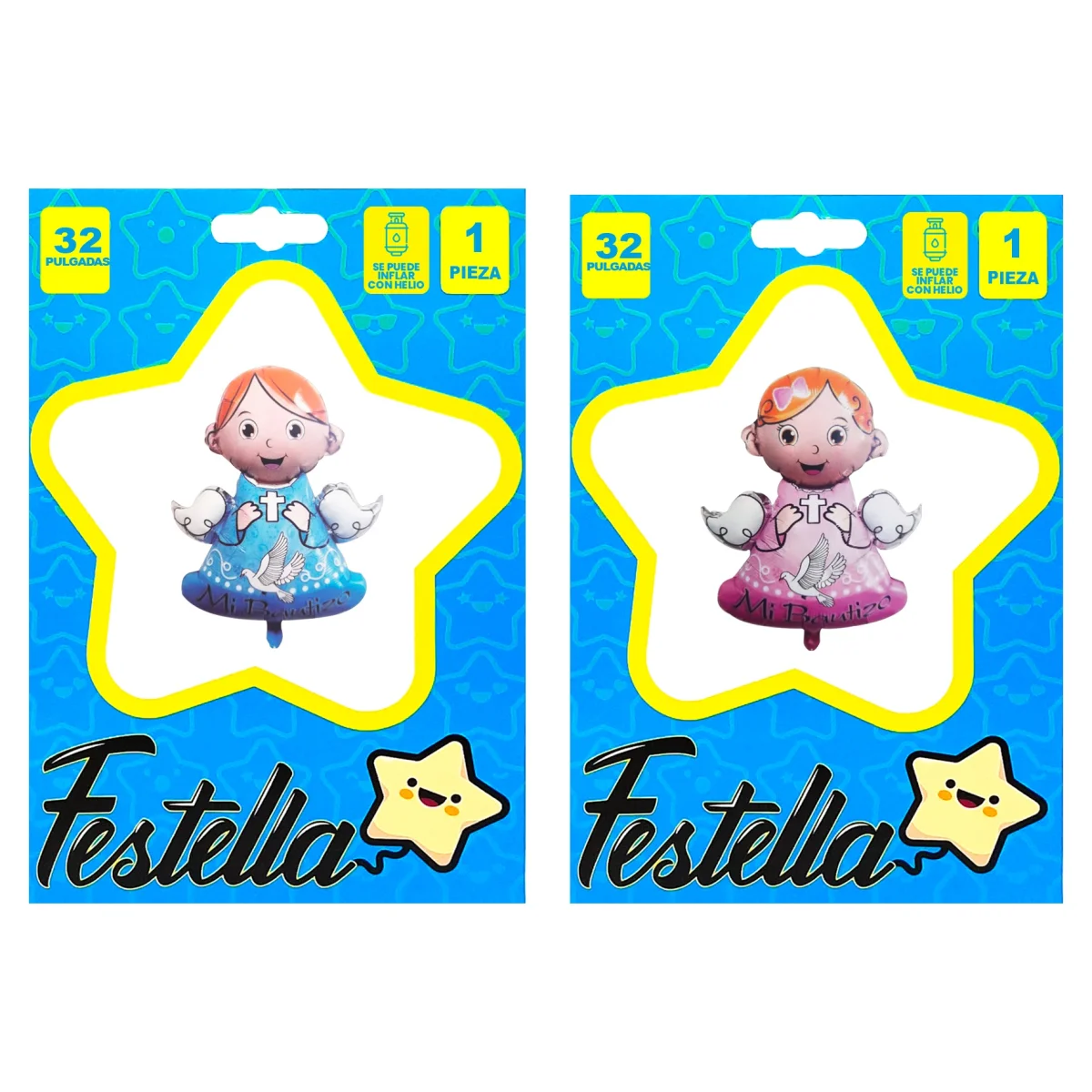 GLOBO ANGEL BAUTIZO 32"(PQTX25)