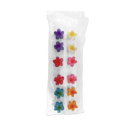 MINI GANCHO FLOR PARA CABELLO 3CM (PQTX12)