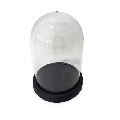 CAPSULA TRANSPARENTE CON BASE 12*18CM