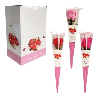 ROSA ARTIFICIAL 29CM EN ACETATO (CJX12),