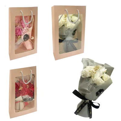 RAMO FLORES ARTIFICIALES EN BOLSA REGALO DESARMADA,