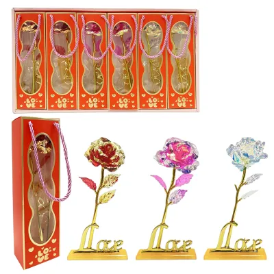 ROSA ARTIFICIAL BRILLANTE LOVE EN CAJA (CJX6),