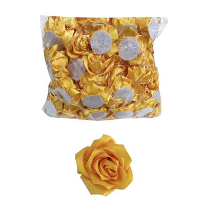 ROSA ETERNA DORADA DE TELA (PQTX100)