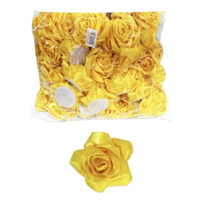 ROSA ETERNA AMARILLA DE TELA (PQTX100)