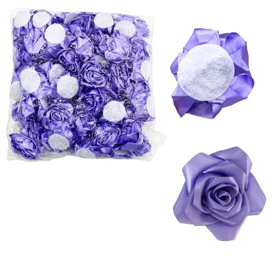 ROSA ETERNA LILA DE TELA (PQTX100),