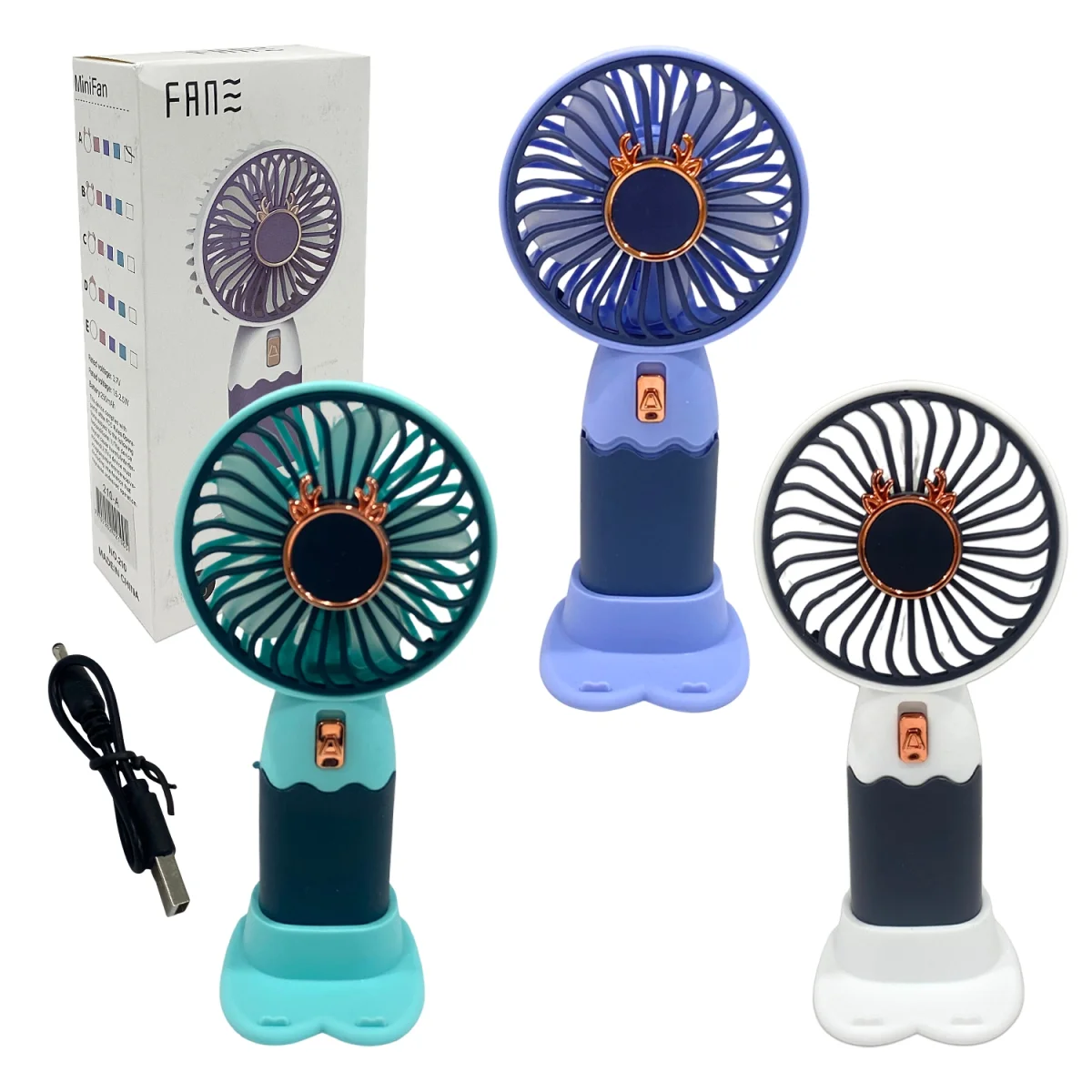 MINI VENTILADOR PORTATIL RECARGABLE (USB)