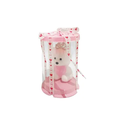 OSO CON CORAZON EN ACETATO (CJX40),