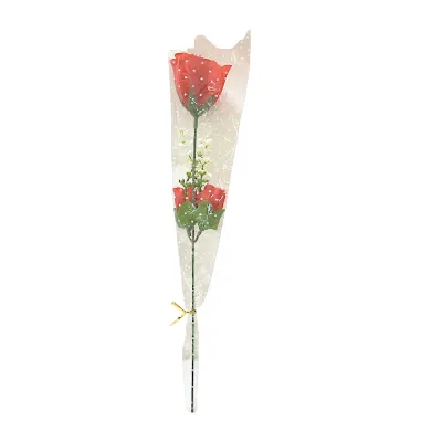 ROSAS ARTIFICIALES 33CM EN BOLSA (PQTX12),