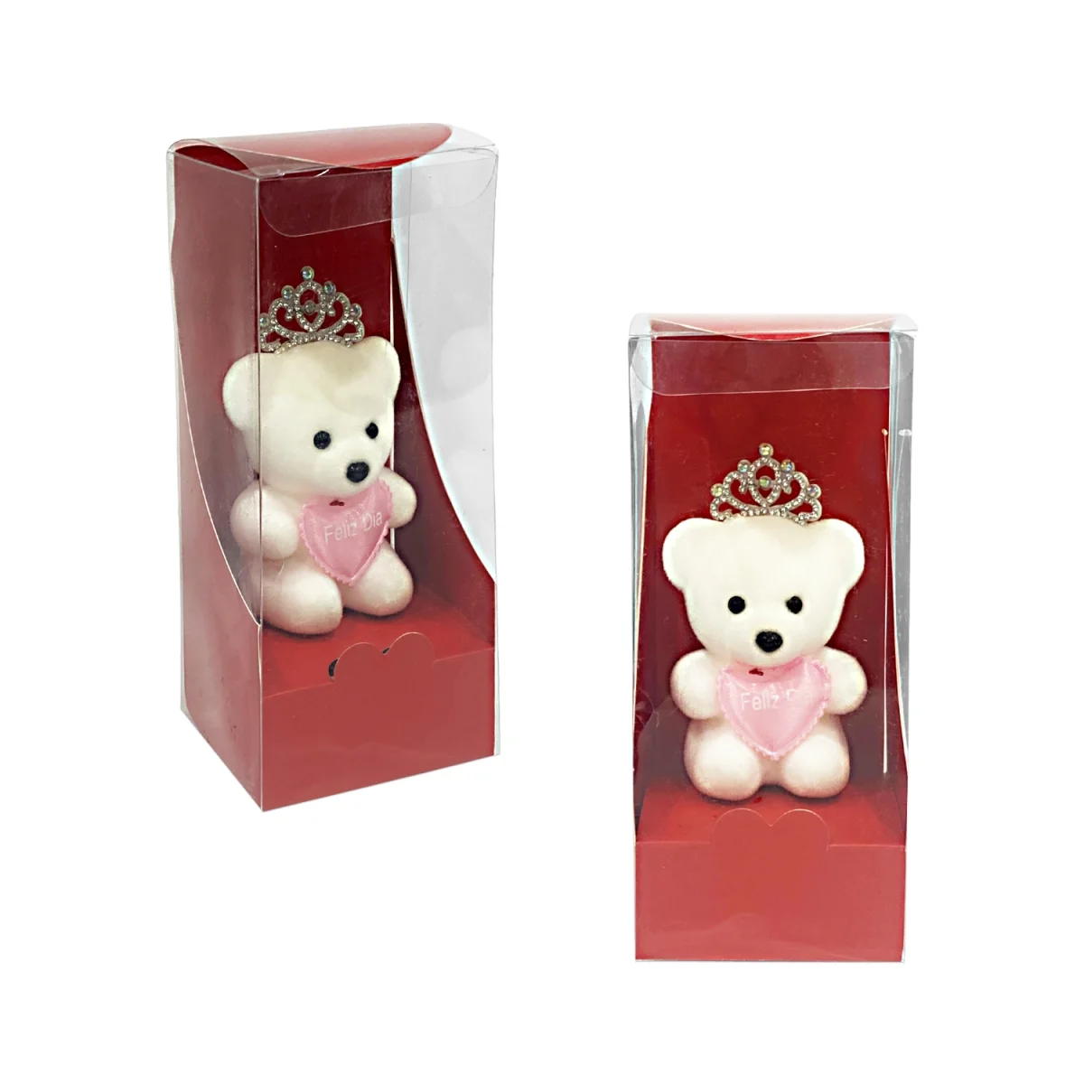 OSO CON CORAZON EN CAJA