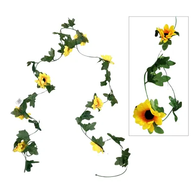 ENREDADERA DE GIRASOLES ARTIFICIALES 2M,