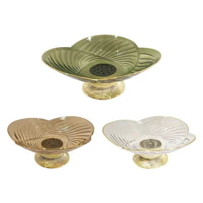 BANDEJA FRUTERA CON BASE 24*13CM