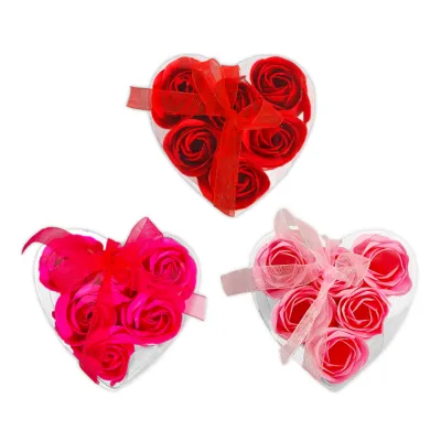 ROSAS ARTIFICIALES X6 EN ACETATO,