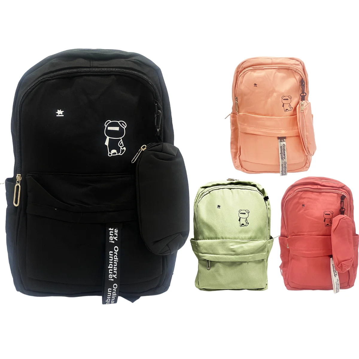 BOLSO ASTRONAUTA CON CARTUCHERA