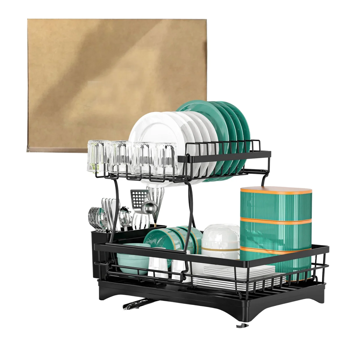 ESTANTE ESCURRIDOR DE PLATOS 43.3*11.6*31.6CM