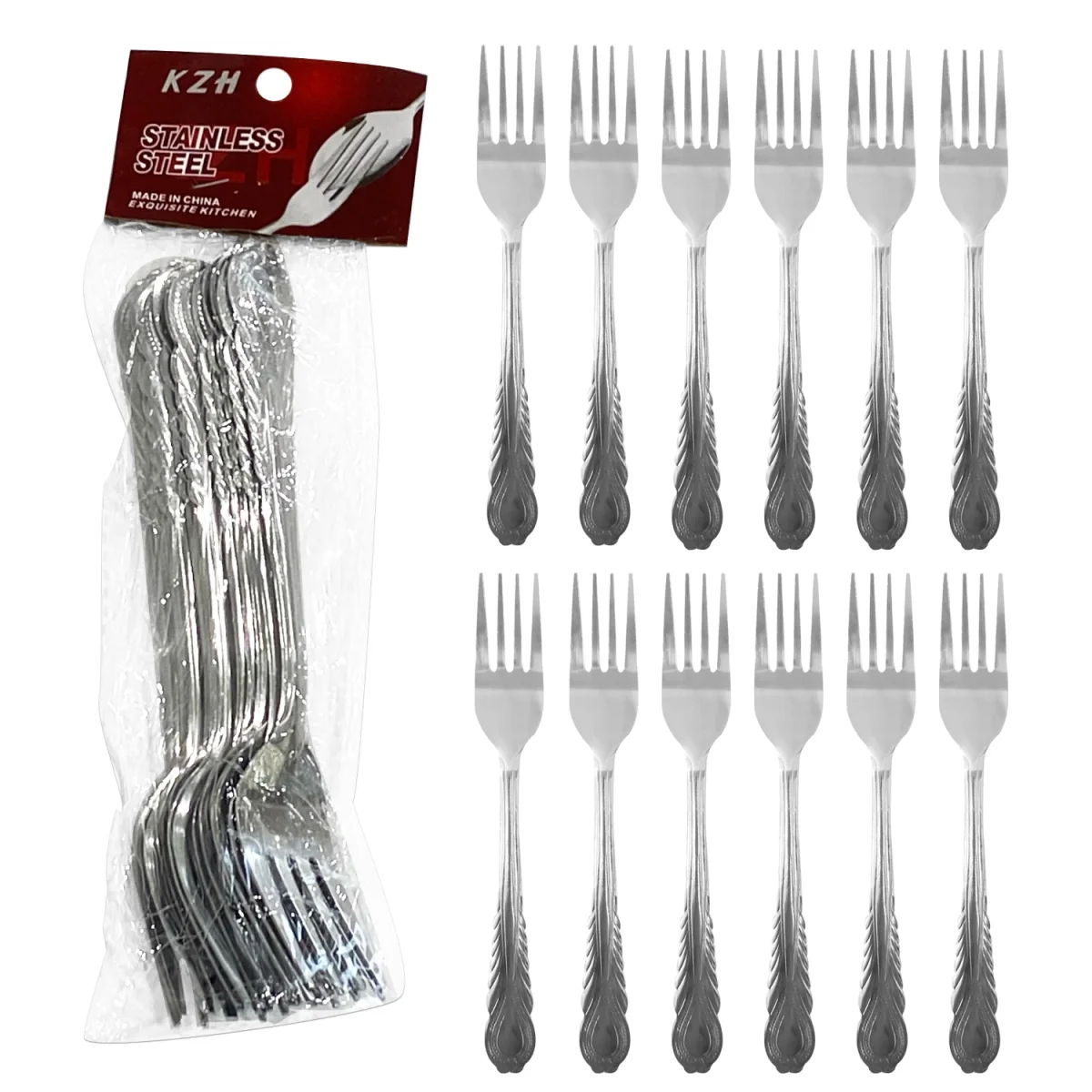 TENEDOR METALICO 17G X12