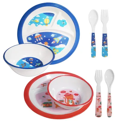 SET VAJILLA INFANTIL X4PCS