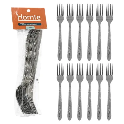 TENEDOR METALICO X12-18G