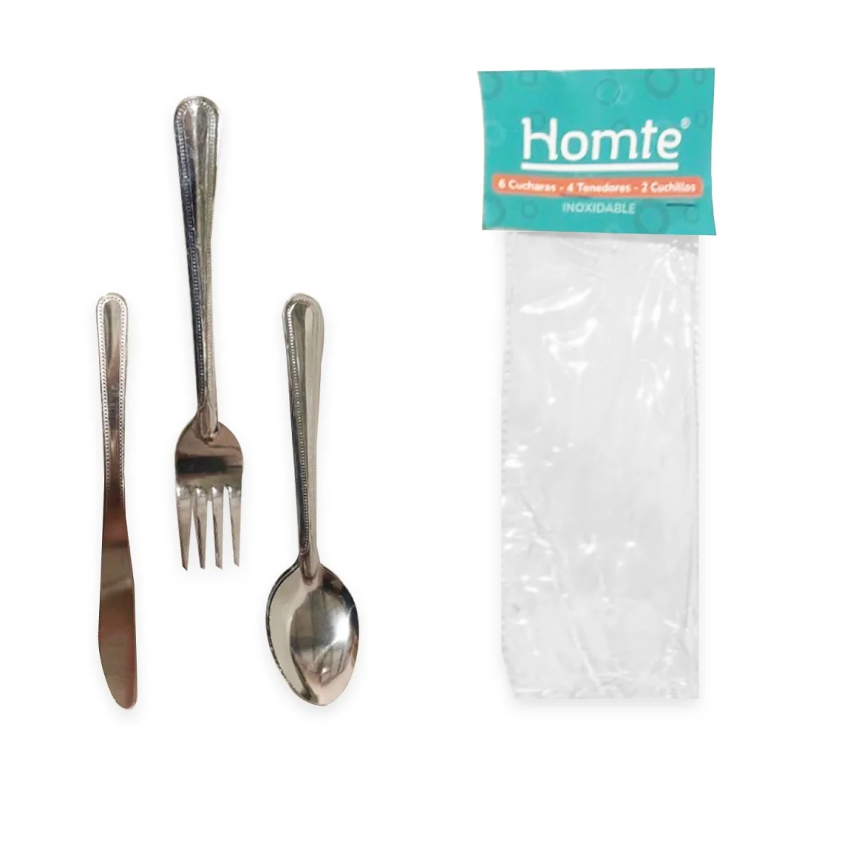 SET CUBIERTOS 25G 22G 28G X12