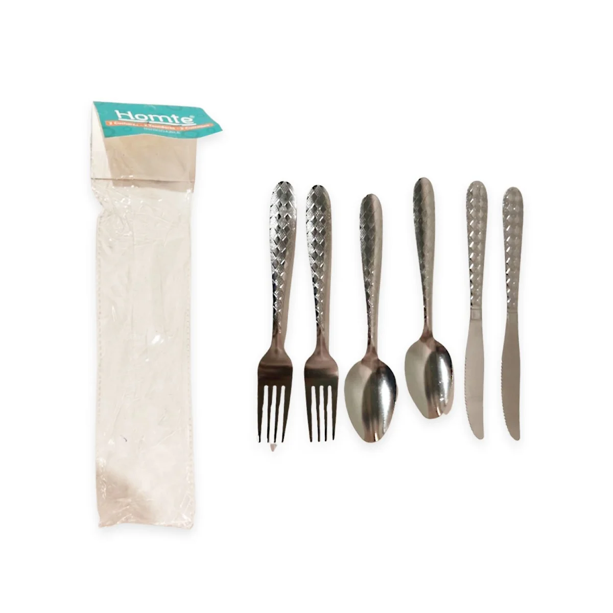 SET CUBIERTOS 38G 33G 53G X6