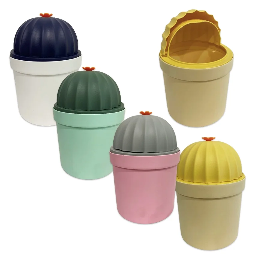 PAPELERA PLASTICA 20.6*14CM (PQTX7XCOL)