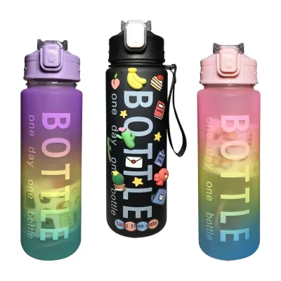 TERMO DEGRADE CON PINES Y STICKERS 850ML