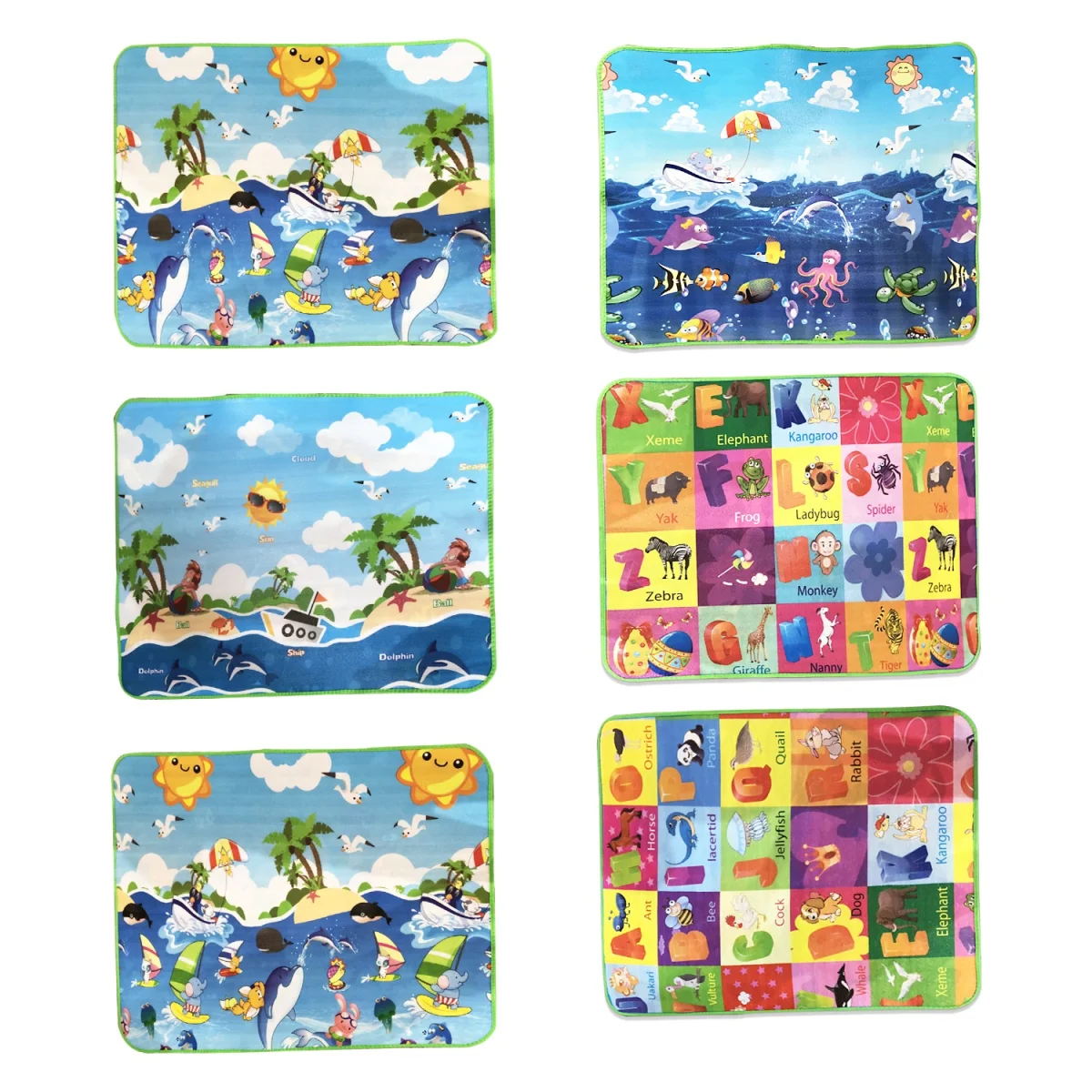 TAPETE INFANTIL DOBLE CARA ESTAMPADO 90*120*0.25CM