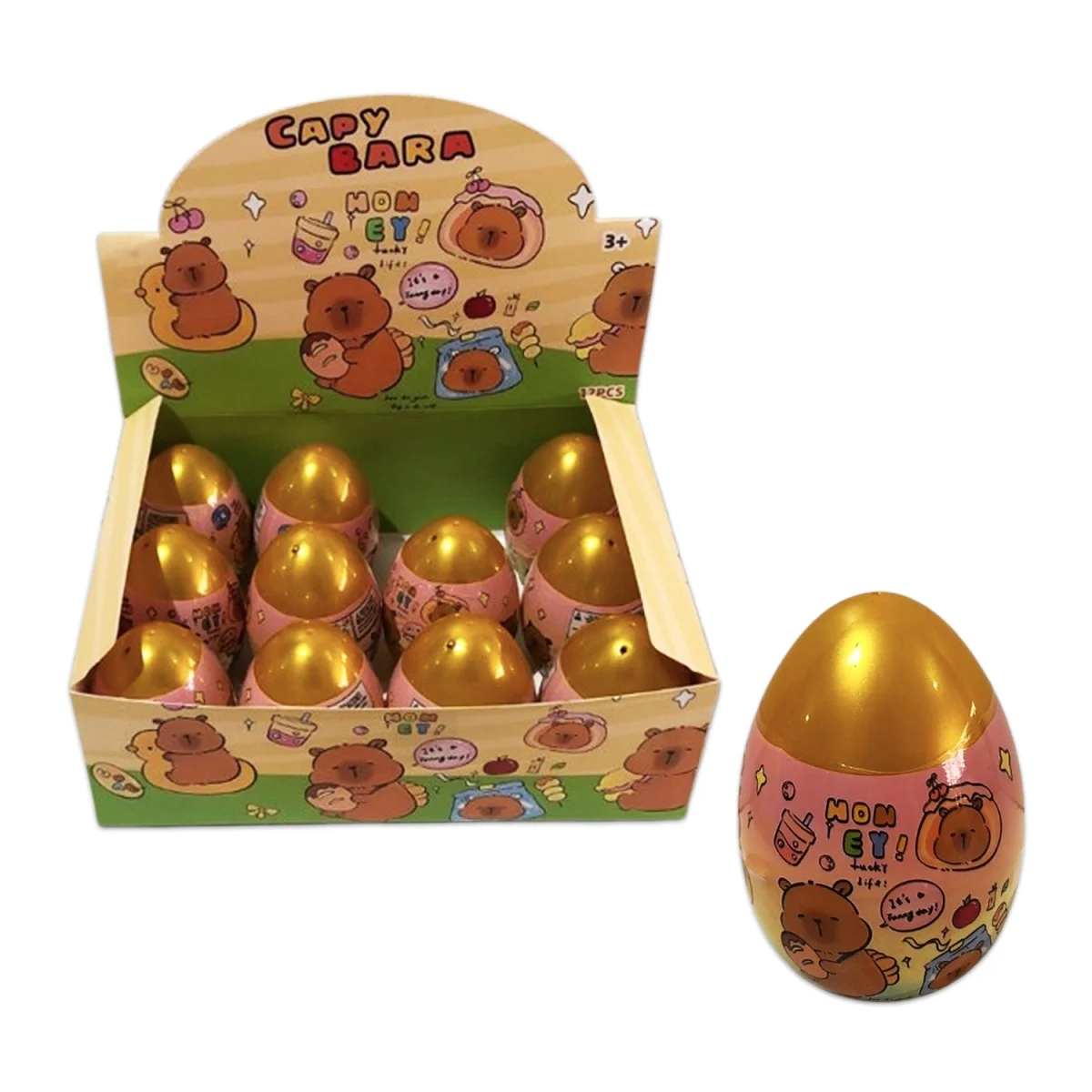 HUEVO SORPRESA LLAVERO CAPIBARA (CJX12).