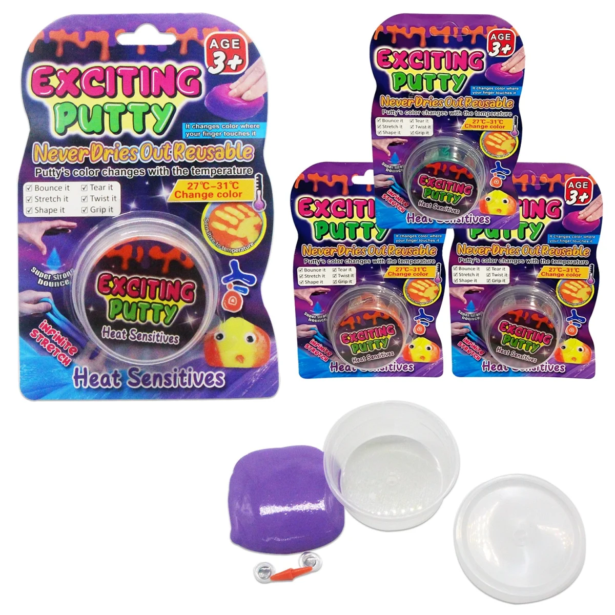 FOMY MOLDIABLE ENCARTONADO COLORES.