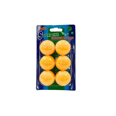 SET PELOTA PING PONG X6 ENCARTONADO