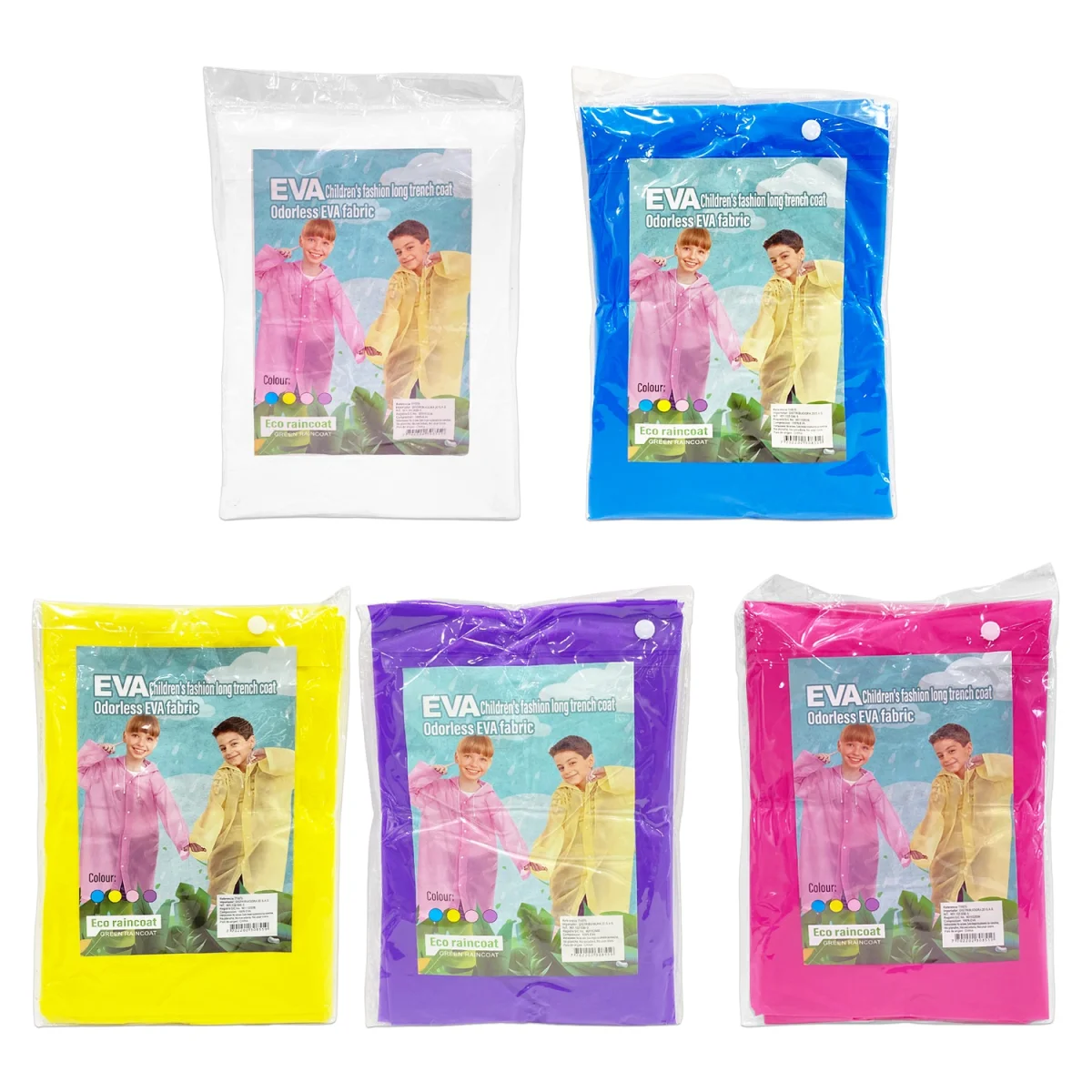 CAPA DE LLUVIA NIÑO/NIÑA (PQTX5)